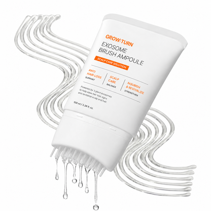 Exosome Scalp Care Serum with Built-In Massage Brush for Fuller-Looking Hair
