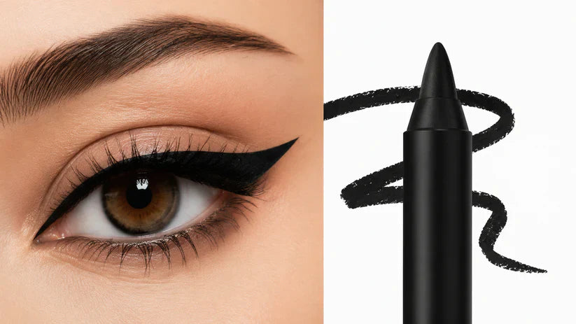 Precision mascara wand and quick dry black formula